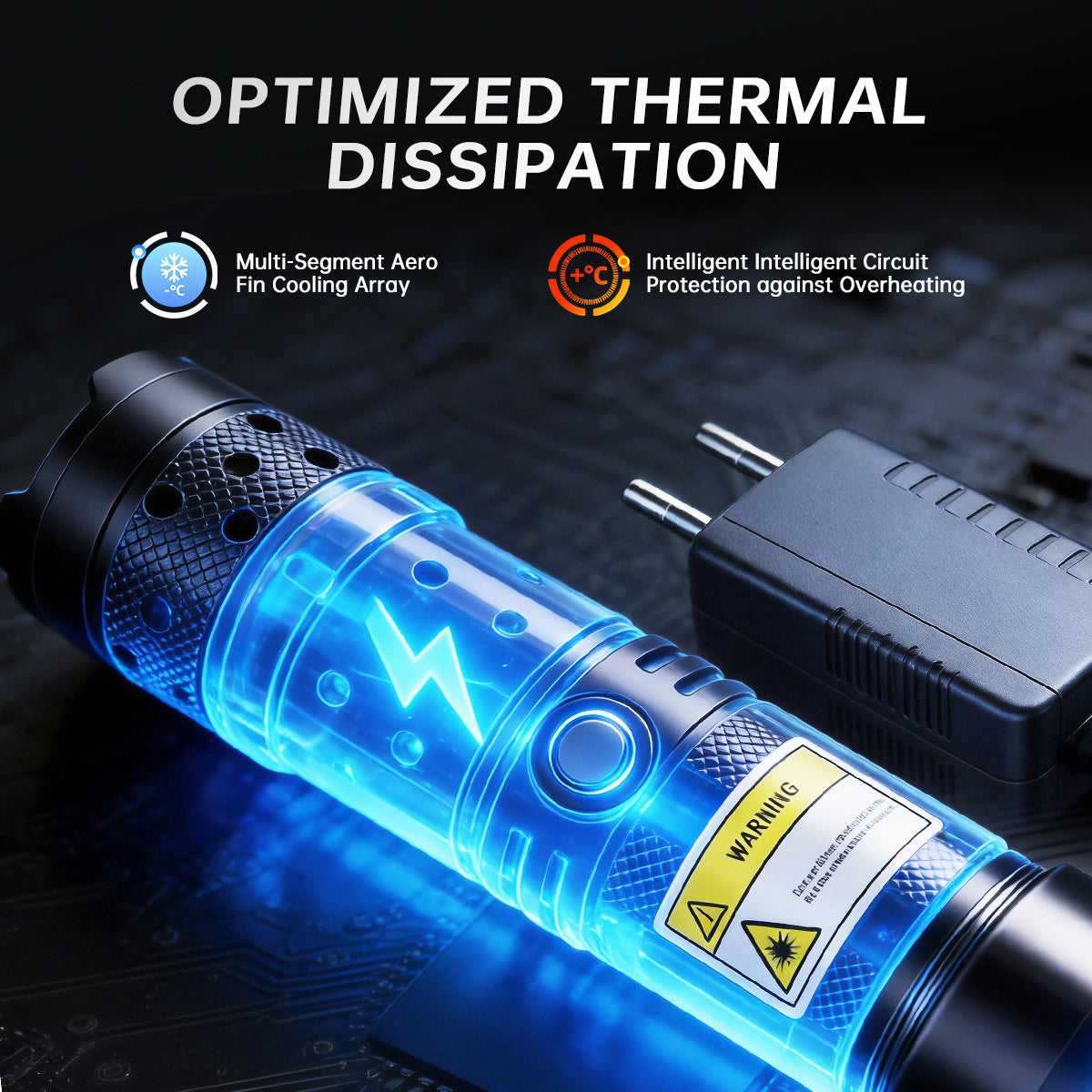 980nm Infrared Laser – Class IV, 120W, Invisible Beam (Safety Goggles Included)